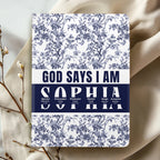 God Says I Am | Personalized Leather Cover Notebook