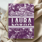 God Says I Am | Personalized Leather Cover Notebook