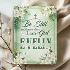 Be Still And Know That I am God | Personalized Leather Cover Notebook