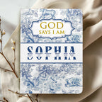 God Says I Am | Personalized Leather Cover Notebook