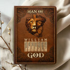 Man Of God  | Personalized Leather Cover Notebook