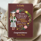 The Lord Will Guide You Always | Personalized Leather Cover Notebook
