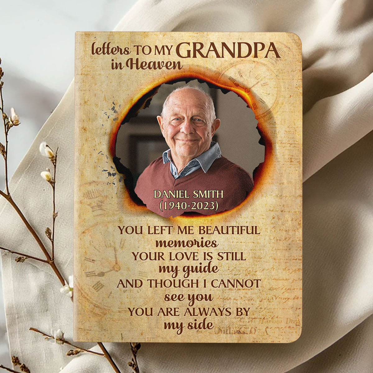 Letters To My Mom | Personalized Leather Cover Notebook