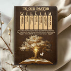 Light Of The Word | Personalized Leather Cover Notebook