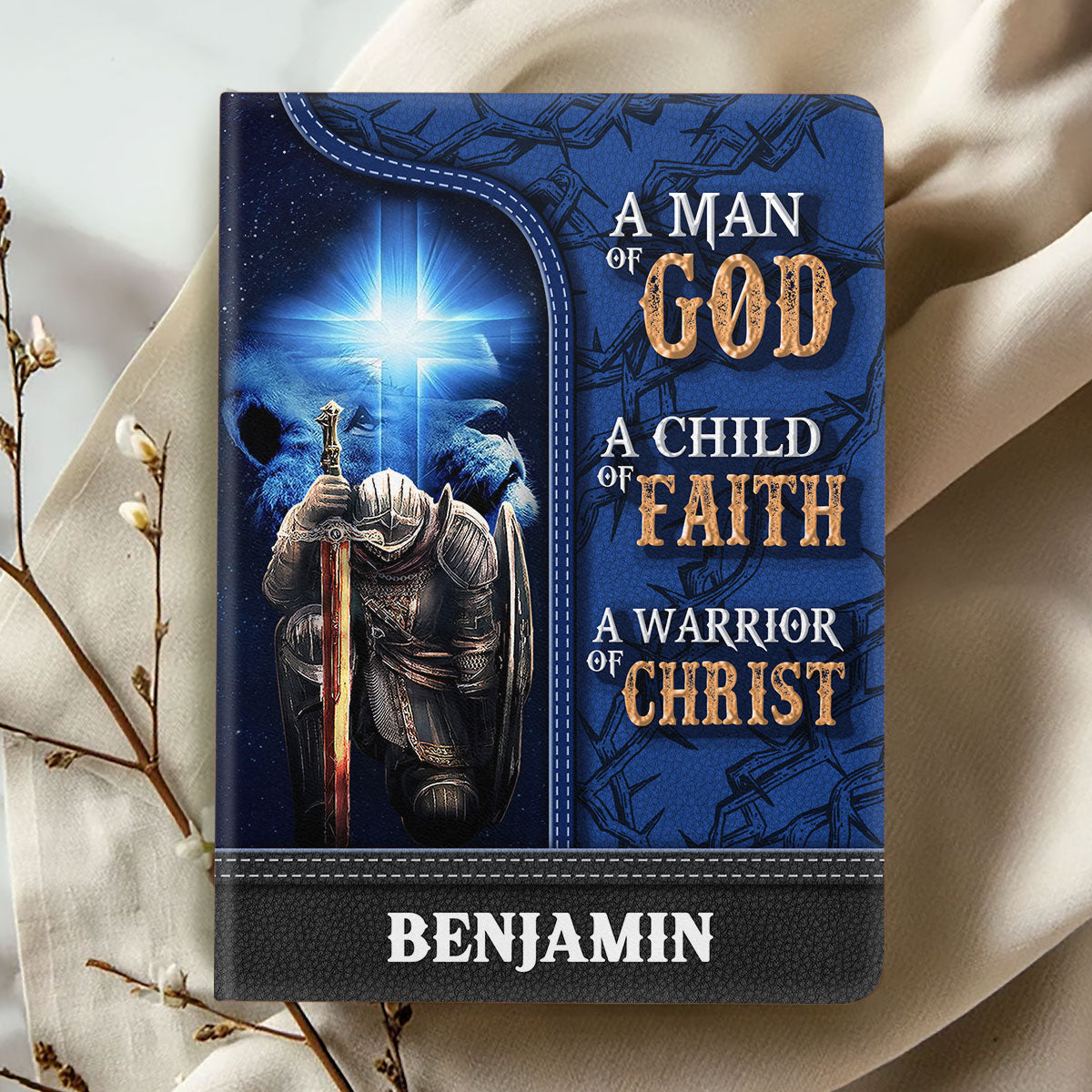 Child Of Faith | Personalized Leather Cover Notebook