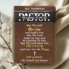 May The Lord Bless You And Protect You | Personalized Leather Cover Notebook
