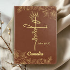Jesus Is King John 18:37 | Personalized Leather Cover Notebook