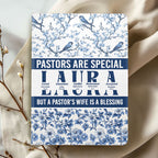 Pastor's Wife | Personalized Leather Cover Notebook