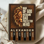 Man Of  | Personalized Leather Cover Notebook