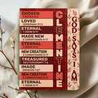 God Says I Am | Personalized Leather Cover Notebook