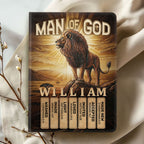 Man Of God | Personalized Leather Cover Notebook