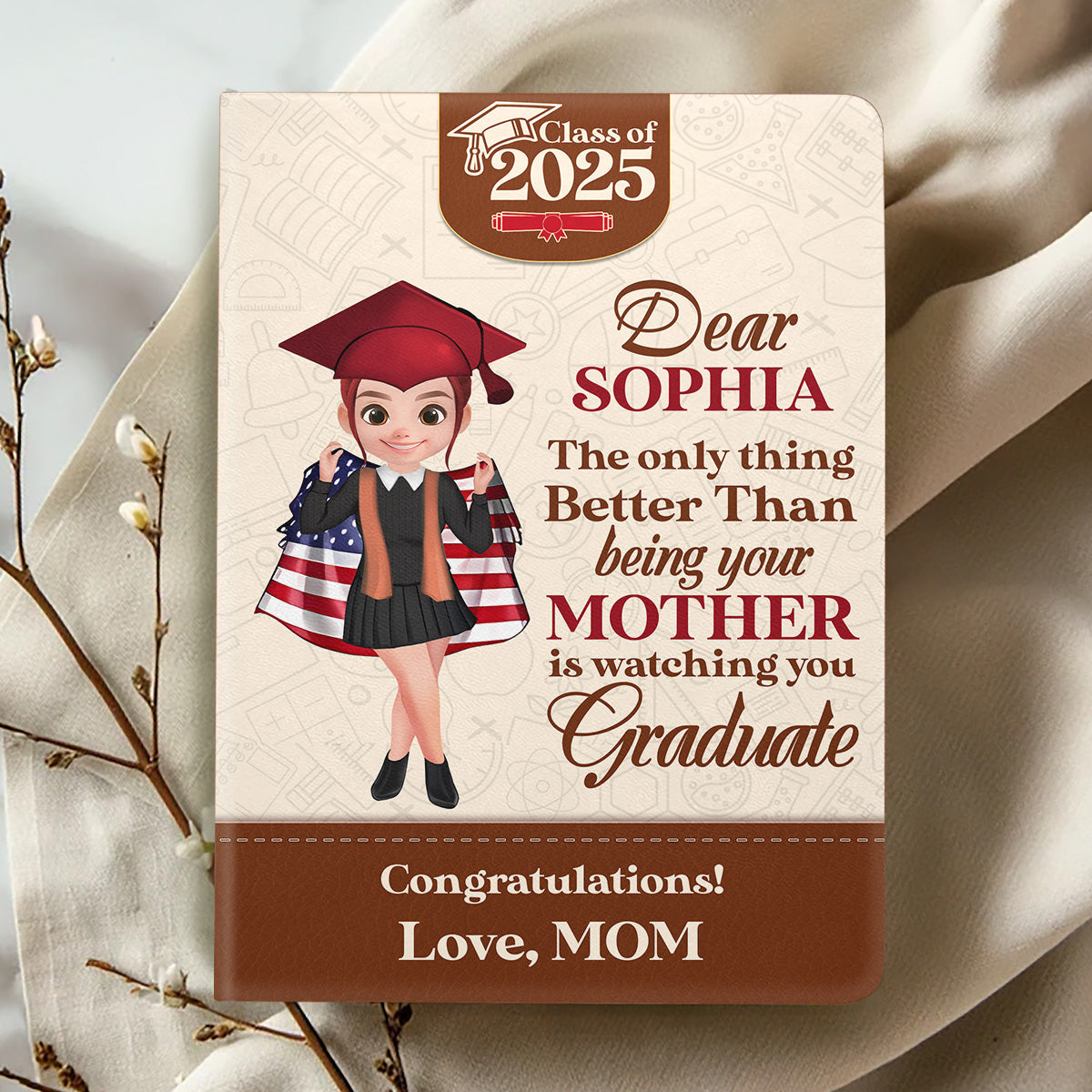 Better Than Being Your Mother | Personalized Leather Cover Notebook