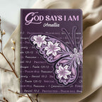 God Says I Am | Personalized Leather Cover Notebook
