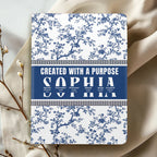 Created With A Purpose | Personalized Leather Cover Notebook