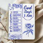 God Says I Am | Personalized Leather Cover Notebook