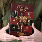 Armor Of God | Personalized Leather Cover Notebook