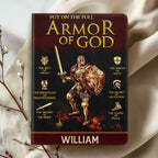 Armor Of God | Personalized Leather Cover Notebook