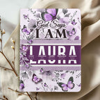 God Says I Am | Personalized Leather Cover Notebook