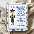 Commit To The Lord Whatever You Do | Personalized Leather Cover Notebook
