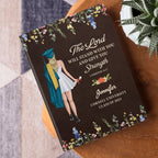 The Lord Will Stand With You | Personalized Leather Cover Notebook