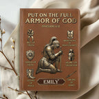 Armor Of God | Personalized Leather Cover Notebook