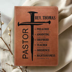 Servant Of Christ | Personalized Leather Cover Notebook