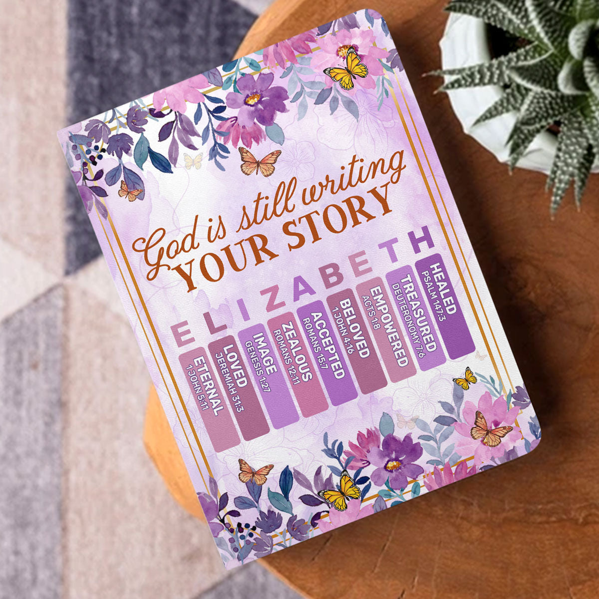 God Is Still Writing Your Story | Personalized Leather Cover Notebook