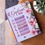 God Is The Author | Personalized Leather Cover Notebook