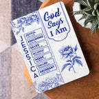 God Says I Am | Personalized Leather Cover Notebook