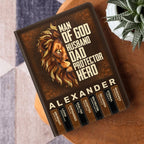 Man Of  | Personalized Leather Cover Notebook