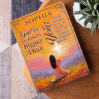 God Is So Much Bigger Than | Personalized Leather Cover Notebook