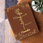 Jesus Is King John 18:37 | Personalized Leather Cover Notebook