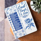 God Says I Am | Personalized Leather Cover Notebook