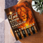 But The Lord Stood With Me And Gave Me Strength | Personalized Leather Cover Notebook
