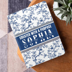 Created With A Purpose | Personalized Leather Cover Notebook