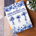 A Friend Is God's Way Of Making Sure We Never Walk Alone | Personalized Leather Cover Notebook