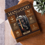 Man Of God | Personalized Leather Cover Notebook
