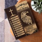 Eagle Of Faith | Personalized Leather Cover Notebook