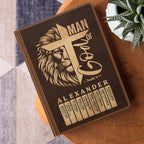 Man Of God | Personalized Leather Cover Notebook