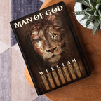 Man Of God | Personalized Leather Cover Notebook