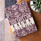 God Says I Am | Personalized Leather Cover Notebook
