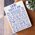 God Says I Am | Personalized Leather Cover Notebook