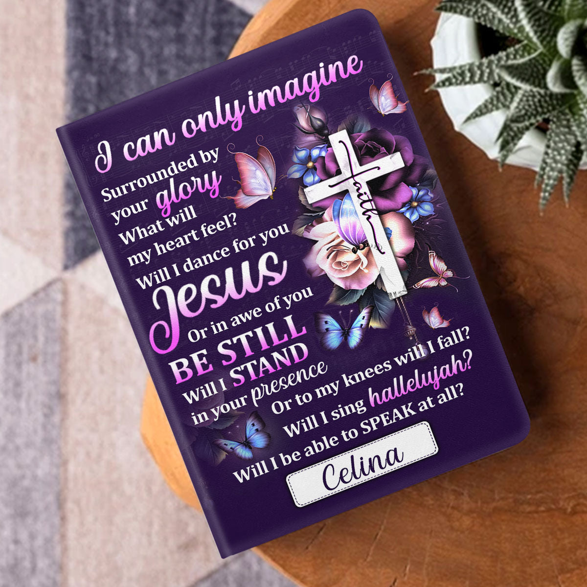 I Can Only Imagine | Personalized Leather Cover Notebook