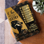 She Who Kneels Before God Can Stand Before Anyone | Personalized Leather Cover Notebook