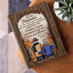 To My Husband | Personalized Leather Cover Notebook