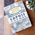 God Says I Am | Personalized Leather Cover Notebook