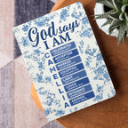 God Says I Am  | Personalized Leather Cover Notebook