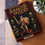 Armor Of God | Personalized Leather Cover Notebook