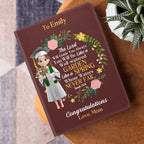 The Lord Will Guide You Always | Personalized Leather Cover Notebook