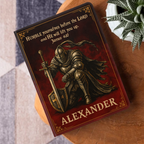 Humble Yourselves Before The Lord | Personalized Leather Cover Notebook
